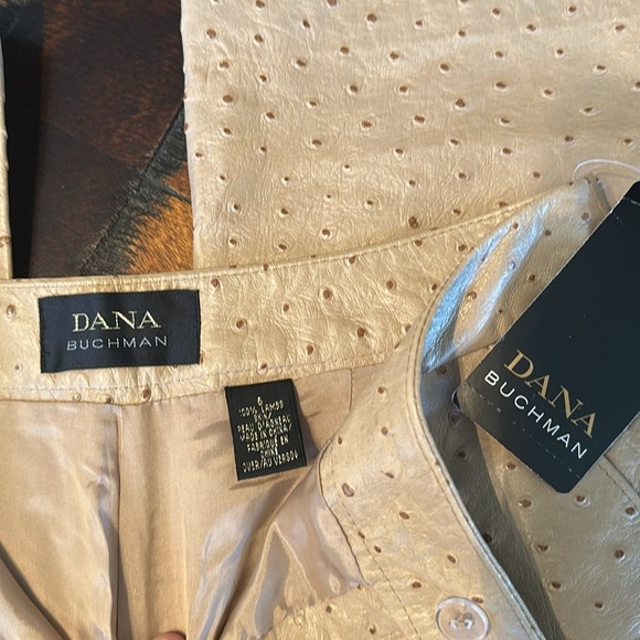 Dana Buchman leather pants size 6 NWTs - Picture 4 of 8